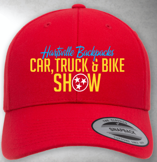 Hartsville Backpacks Car Show Cap (Red)